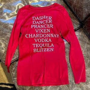 Custom made Christmas shirt for women, size M